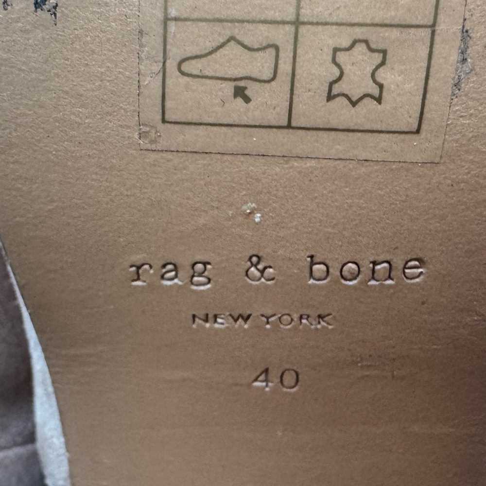 Rag & Bone Margot suede ankle booties 40 9.5 - Picture 10 of 12